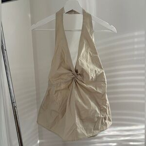 Glassons Beige Halter-Top NWT